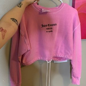 Juicy Couture crop lightweight sweater